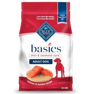 Blue Buffalo Basics Salmon Recipe Dog Food, 24 lb