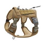 Auroth Adjustable Tactical Dog Harness for Small Dogs