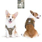 Auroth Adjustable Tactical Dog Harness for Small Dogs