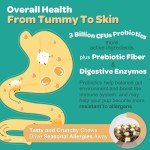 Dog Allergy Relief Chews with Probiotics & Omega 3