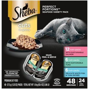 Sheba Perfect Portions Cat Food Variety Pack 24 Count