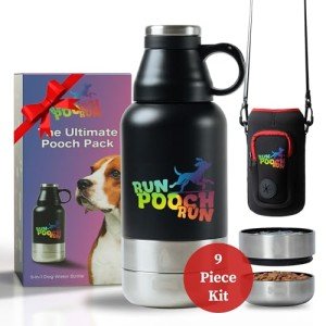 9-in-1 Portable Dog Water and Food Bottle