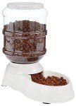 Amazon Basics Small Clear Food Dispenser for Pets