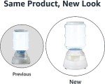 Amazon Basics Small Clear Food Dispenser for Pets