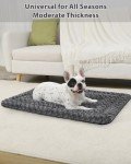 Reversible Washable Dog Bed Mat - Gray 35"x22