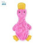 Cute No Stuffing Duck Crinkle Dog Toy