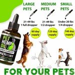 Hemp Oil Drops for Dogs and Cats - 2 Pack
