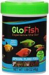 GloFish Flake Fish Food for Vibrant Colors, 1.6 oz