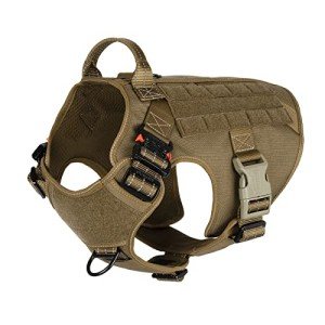 Heavy-Duty Tactical Dog Harness with Handle