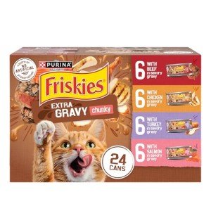 Friskies Extra Gravy Wet Cat Food Variety Pack