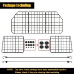 Gtongoko Adjustable Dog Car Barrier for SUVs
