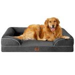 Extra Large Orthopedic Waterproof Dog Bed - Grey