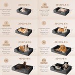 Extra Large Orthopedic Waterproof Dog Bed - Grey