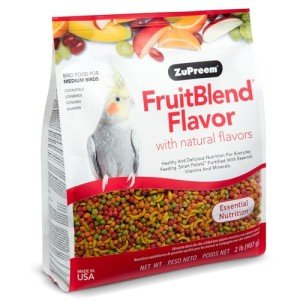 ZuPreem FruitBlend Medium Bird Pellets - 2 lb