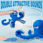 Sandy Tough Interactive Dog Toy - Blue Octopus
