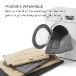 Bedsure Reversible Large Dog Crate Bed, Dark Grey