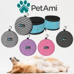 Portable Collapsible Dog Bowls – 2 Pack, Purple
