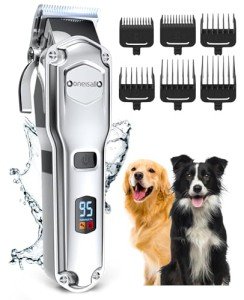 Cordless Dog Clippers for Thick Coats - Low Noise