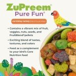 ZuPreem Pure Fun Bird Food for Medium Large Birds
