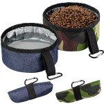 Portable Collapsible Dog Bowls - Travel Set