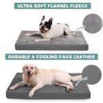 Orthopedic Waterproof Dog Bed for Large Dogs