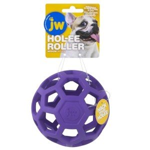 JW Pet Hol-ee Roller Dog Puzzle Ball – Medium