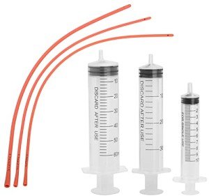 Pet Feeding Supplies Kit - 3 Pack Rubber Tubes