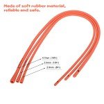 Pet Feeding Supplies Kit - 3 Pack Rubber Tubes