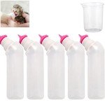 5-Pack Puppy Nursing Bottles with Pink Nipples