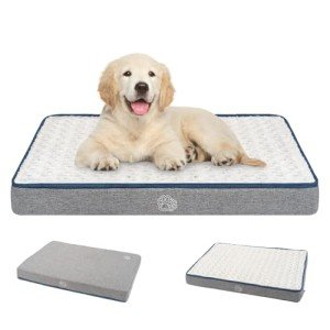 Reversible Cool & Warm Dog Crate Bed