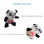 Squeaky Plush Dog Toy Pack for Puppies