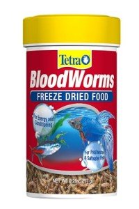 Tetra Freeze-Dried Bloodworms for Fish 0.25 Oz
