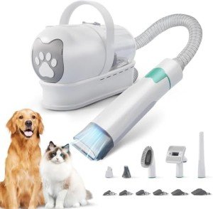 8VR Pet Grooming Vacuum and Clipper Kit