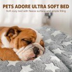 Mora Pets Ultra Soft Star Print Dog Bed 22