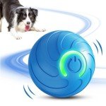 Vibrating Interactive Dog Ball Toy - Blue