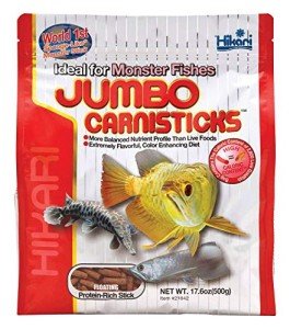 Hikari Jumbo Carnisticks Fish Food, 17.6 oz