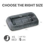 Cozy Bolster Dog Bed for Tiny Pups