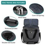Dog Travel Bag with Food Containers and Bowls