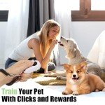 BARKIE Dog Training Clicker Set with Finger Ring