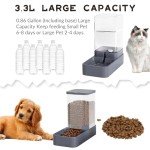 Tokenkuko 2-in-1 Automatic Cat Feeder & Waterer