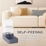 Tokenkuko 2-in-1 Automatic Cat Feeder & Waterer