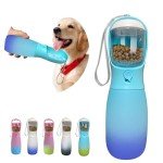 Portable 2-in-1 Dog Water Bottle and Bowl