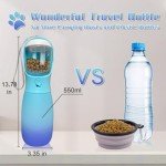 Portable 2-in-1 Dog Water Bottle and Bowl