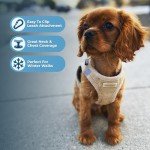 Soft Step-In Plush Dog Harness for Small Dogs