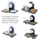 Crested Gecko Feeding Ledge with Food Cups