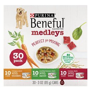 Purina Beneful Wet Dog Food Variety Pack, 30 Cans