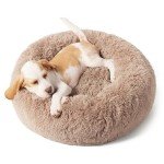 Cozy Donut Dog Bed for Small Pets - 23