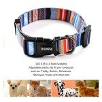 Ihoming Dog Collar and Leash Set for Daily Outdoor Walking Running Training, Splicing Design for Small Boys Girls Dogs Cats Pets, S-Up to 20LBS