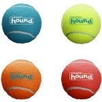 Outward Hound Squeaker Ballz Fetch Dog Toy, Small- 4 Pack