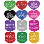 GoTags Dog Tags, Personalized Engraved Dog and Cat ID Tags for Pets, Custom Engraved on Both Sides, Various Shapes Including Bone, Round, Heart, Bow Tie, Star, and Badge (Large - Pack of 1)